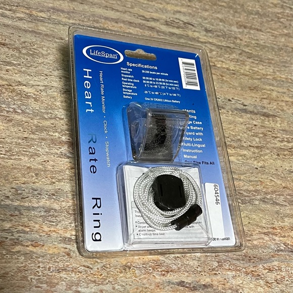 NIB Heart rate ring my beat from lifespan. Unisex - Picture 2 of 11